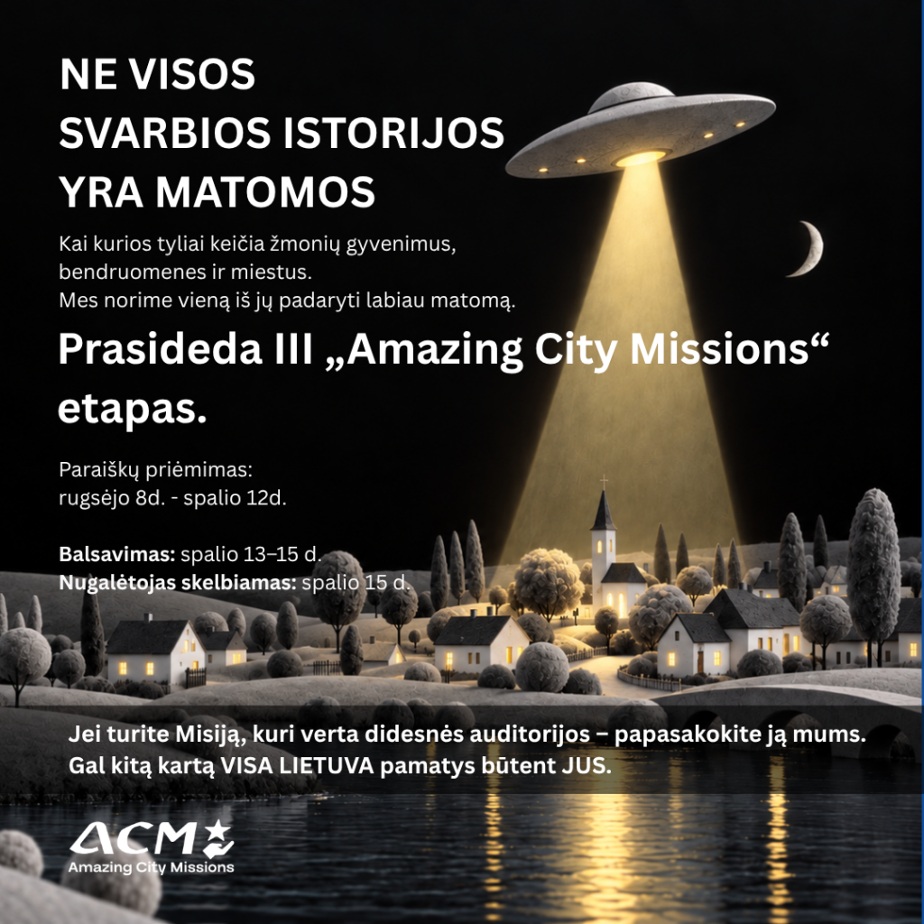 Naujas ACM Misijų etapas – kvietimas nevyriausybinėms organizacijoms dalyvauti
