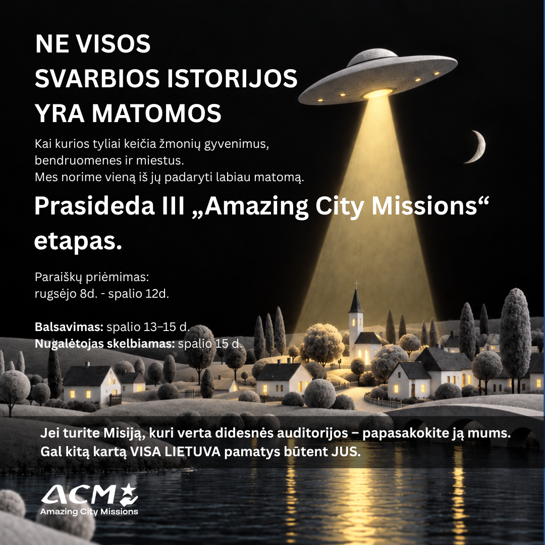 Naujas ACM Misijų etapas – kvietimas nevyriausybinėms organizacijoms dalyvauti